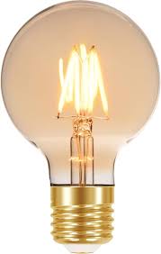 LAMPADA LED VINTAGE GLOBO G80 4W AMBAR TA...