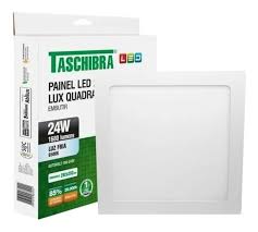 PAINEL LED EMBUTIR QUADRADO 18W 6500K TAS...